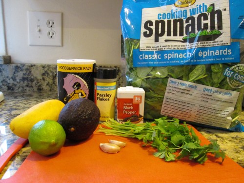 The main ingredients.